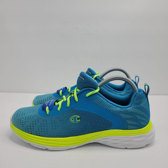 Champion Memory Foam Women's Athletic Shoes Blue Lime Green US Size 9.5 NWT - Picture 2 of 9